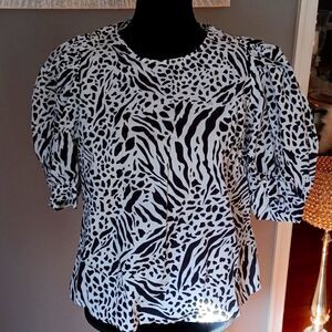 H&M short sleeve top sz small